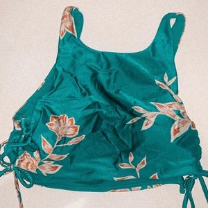 high neck bathing suit top